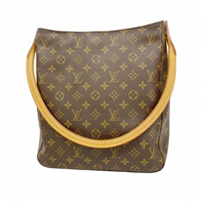 Louis Vuitton Monogram Looping GM Shoulder Bag M51145 Brown Women's