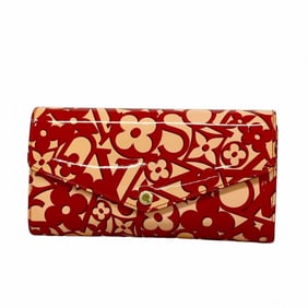 Louis Vuitton Sweet Monogram Portefeuille Sarah M90127 Long Wallet, Pomme d'Amour, Women's