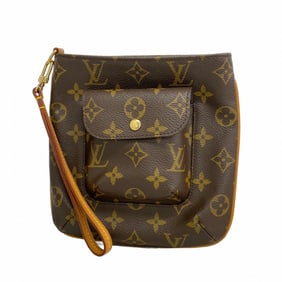 Louis Vuitton Monogram Partition Pouch M51901 Brown Women's