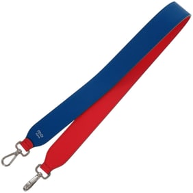 Fendi Leather Red and Blue Two-Tone Shoulder Strap 0540 FENDI