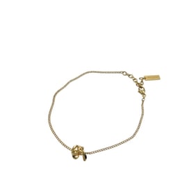Unused Saint Laurent Opium Monogram Twist Metal Gold Bracelet 1496 SAINT LAURENT