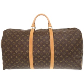 Louis Vuitton Keepall 60 Monogram M41422 Brown Boston Bag 0876 LOUIS VUITTON
