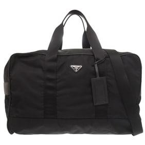 Prada nylon black Boston bag 1363 PRADA