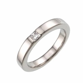 Harry Winston Princess Cut Diamond Ring, Size 7.5, Platinum