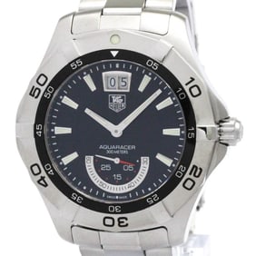 TAG Heuer Aquaracer Grande Date Quartz Mens Watch WAF1010 Polished