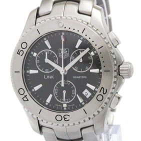 TAG HEUER Link Chronograph Steel Quartz Mens Watch CJ1110