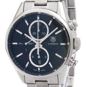TAG HEUER Carrera Calibre 1887 Chronograph Steel Watch CAR2110 Polished
