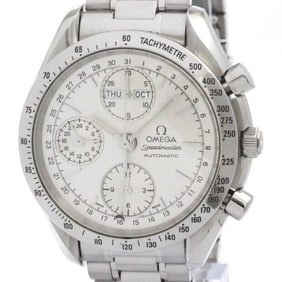 OMEGA Speedmaster Triple Date Steel Automatic Watch 3521.30 Polished