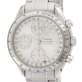 OMEGA Speedmaster Triple Date Steel Automatic Watch 3523.30 Polished