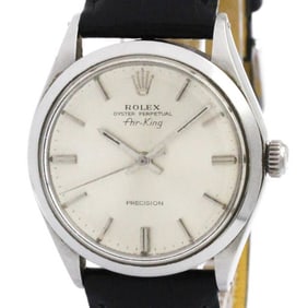 Vintage ROLEX Air King 5500 Stainless Steel Automatic Mens Watch