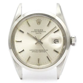 ROLEX Oyster Perpetual Date 1500 Automatic Mens Watch Head Only Vintage