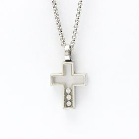 Chopard Happy Diamonds Necklace 79/4009 White Gold (18K) Diamond Men,Women Fashion Pendant Necklace