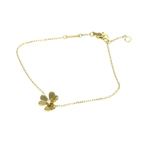 Van Cleef & Arpels Frivole Mini Bracelet Yellow Gold (18K) Diamond Charm Bracelet Gold