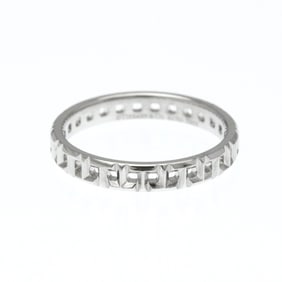 Tiffany T True Narrow Ring White Gold (18K) Fashion No Stone Band Ring Silver