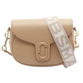 Marc Jacobs The J Saddle Bag, Women's Leather Shoulder Beige, 2S3HMS002H03