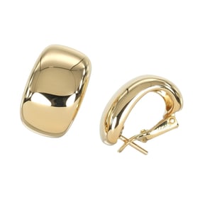 Cartier Nouvelberg earrings in 18K yellow gold, approximately 11.8g, for women.