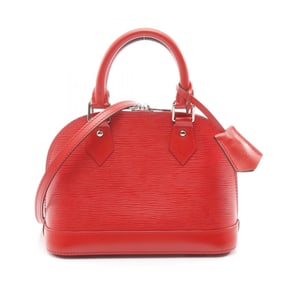 Louis Vuitton Alma BB Handbag in Epi Leather, Red, Women's, M41160