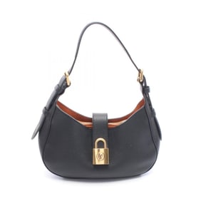 Louis Vuitton Lowkey Shoulder Bag in Grained Calfskin Leather, Black, M24611