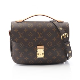 Louis Vuitton Metis MM Pochette Handbag, Coated Canvas and Leather, Monogram, Women's, Brown, M44875