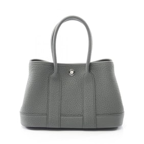 Hermes Hermès Neo Garden 23 Handbag, Negonda Leather, Women's, Green, 086422CK