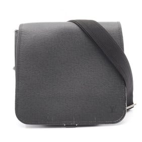 Louis Vuitton Andrei Taiga Leather Shoulder Bag, Men's, Black, M32482