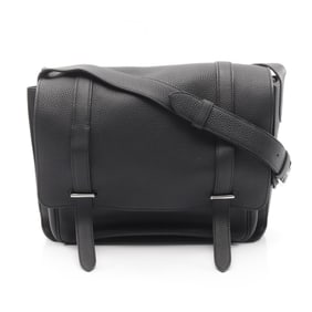 Hermes Hermès Steve Buzas 35 Shoulder Bag in Taurillon Clemence Leather, Black