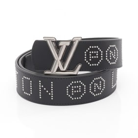 Louis Vuitton LV Dimension Rockabilly Stud 40mm Reversible Leather Belt for Men, Black, M4382S