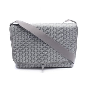 Goyard Capetian MM Shoulder Bag, Coated Canvas and Leather, Women's, Gray White, CAPETIMMLTY51CG51P