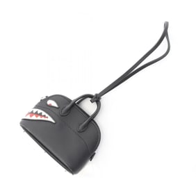 Hermes Hermès Bolide Shark Charm Accessory Leather Swift Men's Women's Black