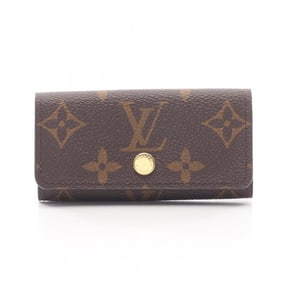 Louis Vuitton Multicle 4 Key Case, Coated Canvas, Monogram, Women's, Brown, M69517