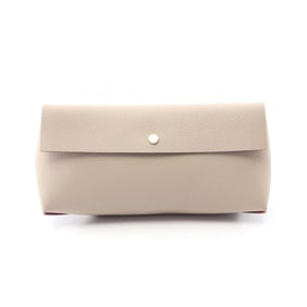 Louis Vuitton Rivet GM Pochette Bag in Taurillon Leather, Beige, Women's, M61477