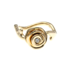 Christian Dior Rose Dior Couture Diamond Ring Pink Gold (18K) Fashion Diamond Band Ring Pink Gold