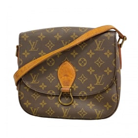 Louis Vuitton Monogram Saint-Cloud GM Shoulder Bag M51242 Brown Women's