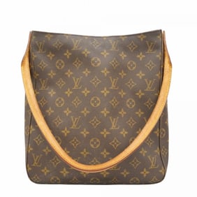 Louis Vuitton Monogram Looping GM Shoulder Bag M51145 Brown Women's