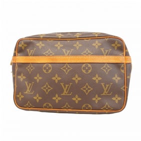 Louis Vuitton Monogram Compiègne 23 Clutch Bag M51847 Brown Men's/Women's