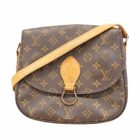 Louis Vuitton Monogram Saint-Cloud GM Shoulder Bag M51242 Brown Women's