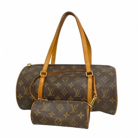 Louis Vuitton Monogram Papillon 30 Handbag M51385 Brown Women's