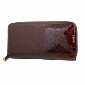 Louis Vuitton Vernis Zippy Wallet M93522 Amaranth Women's Long