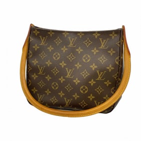 Louis Vuitton Monogram Looping MM Shoulder Bag M51146 Brown Women's