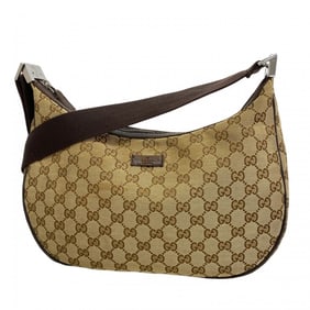 Gucci GG Canvas Shoulder Bag 1227901 Brown Women's