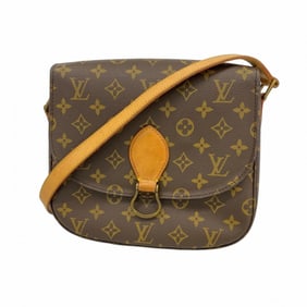 Louis Vuitton Monogram Saint-Cloud GM Shoulder Bag M51242 Brown Women's