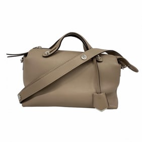 Fendi By the Way handbag in beige leather, a 2-way bag for women.