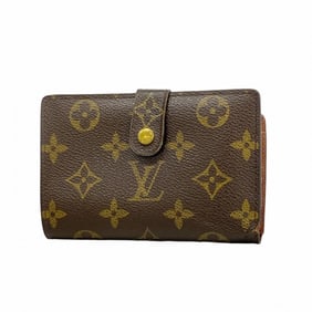 Louis Vuitton Monogram Porte Monnaie Bi-fold Wallet M61663 Brown Women's