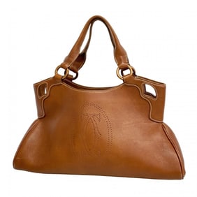 Cartier Marcello Leather Brown Handbag for Women P1629045