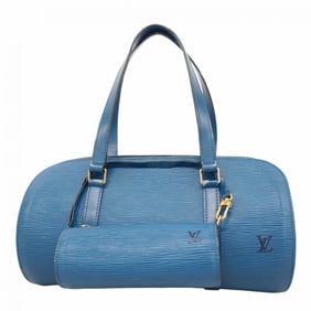 Louis Vuitton Epi Soufflot Handbag M52225 Toledo Blue Women's P1625187