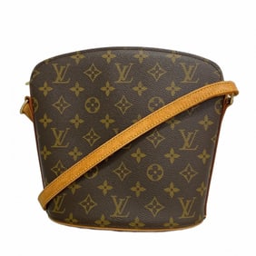 Louis Vuitton Monogram Drouot Shoulder Bag M51290 Brown Women's P1621668