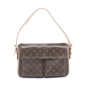 Louis Vuitton Viva Cite GM Shoulder Bag, Coated Canvas and Leather, Monogram, Women's, Brown, M51163
