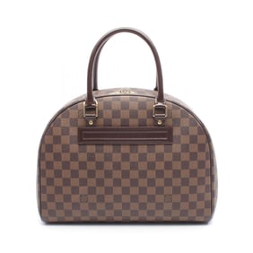 Louis Vuitton Nolita Handbag, Coated Canvas and Leather with Damier Finish, Brown, N41455, Women's
