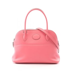 Hermes Hermès Bolide 27 handbag in leather, Swift for women, pink