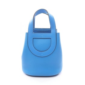 Hermes Hermès In the Loop 18 handbag, leather, Taurillon Clemence Swift blue, for women